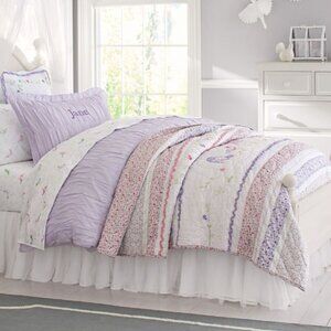 Pottery Barn Kids White Tulle Full Size Bed Skirt 54 X 76 X 20